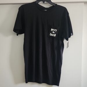 Salty Crew Black Short Sleeve Graphic Tee Pocket Logo Shirt